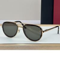 ราคา แว่นกันแดดแฟชั่นหรูหรา Cartier* 0195 LUNETTES สำหรับผู้ชายและผู้หญิงในงานปาร์ตี้ (26376868252)