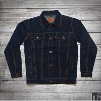 ราคา 55CHEAPEST เสื้อแจ็คเก็ตยีนส์สีเข้มสําหรับผู้ชาย (43372025651)