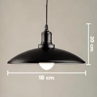 ราคา โคมไฟแขวนเพดาน ขั้วE27 สีดำ (27551794919)
