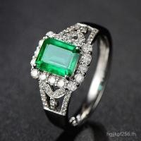 ราคา แหวนสี่เหลี่ยม เพทายมรกต สไตล์หรูหรา พร้อมพลอยแท้ สำหรับคนชอบแฟชั่นยุโรปและอเมริกา (55600977120)