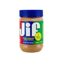 ราคา Jif จิฟ เนยถั่วบดหยาบ 454กรัม เนยถั่ว เนย (25364131943)