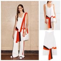 ราคา เสื้อเบลาส์สีขาว VICTORIA BECKHAM (22742546647)