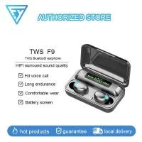 ราคา หูฟังบลูทูธ TWS-F9 Wireless bluetooth 5.0 สเตอริโอ หูฟังเล่นเกมส์ แยกเสียงซ้ายขวา รุ่น F9 (8221686714)