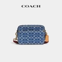 ราคา COACH/COACH Mens Classic Logo Denim FLIGHT Handbag (40271094795)