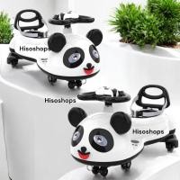 ราคา New รถดุ๊กดิ๊ก หมีแพนด้า รถขาไถเด็ก สำหรับทรงตัว คันใหญ่ แบบใส่ถ่าน มีเสียง น่ารักน่าเล่น (42354538740)