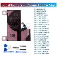 ราคา ▥ แบตเตอรี่ทดแทนสําหรับiphone SE 2020 X XR Xsสูงสุด 8P 8 PLUS 11 12 13 Pro 14 Plus 15Pro Max 15 (40215116732)
