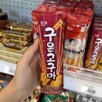 ราคา ขนมบิสกิตแท่งอบกรอบรสมันหวาน Haitai Baked Sweet Potato ขนมเกาหลี (16768292160)