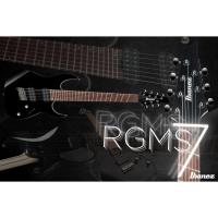 ราคา กีตาร์ไฟฟ้า Ibanez 7 สาย Multi Scale Neck รุ่น RGMS7-BK (18914166349)