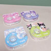 ราคา 4 ชิ้นการ์ตูน Sanrio Mymelody Kuromi Cinnamoroll คุณภาพสูงโปร่งใสกระดาษกาวนักเรียนเขียนคัดลอกตัดเทปวาชิสําหรับโรงเรียนสํานักงานอุปทานของขวัญวันเด็ก (27332238725)