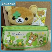ราคา ZHUANKE กระเป๋าเก็บเครื่องสําอาง, การ์ตูน Kawaii Rilakkuma ดินสอ, ความจุขนาดใหญ่ผ้าใบ Periphery ปากกา (40911864664)