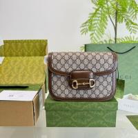 ราคา กระเป๋าGUCCI แบบメッセンเจอร์และสายสะพาย สไตล์เรโทร medieval สำหรับคุณแม่ พร้อมห่วงโซ่และเข็มขัดม้า ใหม่มือสอง (48450132616)
