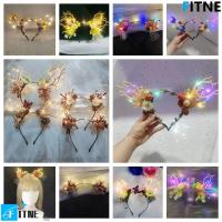 ราคา FITNE LED แถบคาดศีรษะคริสต์มาส, LED ผม Hoop Deer หู Antler แถบคาดศีรษะ, ตลกส่องสว่างหัวสวมดอกไม้เรืองแสงแถบคาดศีรษะคอสเพลย์ Pros (42123117563)