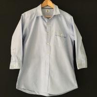 ราคา เสื้อเชิ้ตชาย Uniqlo แขนสามส่วน ไซส์ L (6543787395)