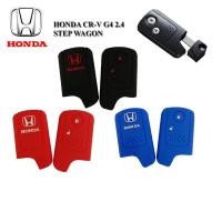 ราคา ซิลิโคนกุญแจรถCR-V ปลอกกุญแจรถยนต์ ตรงรุ่น HONDA CR-V G4 2.4 STEP WAGON แบบ2ปุ่ม (ฮอนด้า) (25179679556)