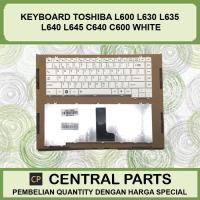 ราคา Toshiba Satellite L600 L630 L635 L640 L645 C640 C600 คีย์บอร์ดสีขาว (47300982143)