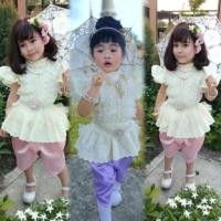 ราคา 031 ฟรีสร้อย 1 เส้น ชุดไทยเด็ก ชุดไทยแก้วกาญจนา ชุดไทย ร.5 ชุดไทยโจงกระเบน ชุดแฟน (6804278291)