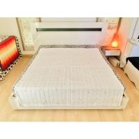 ราคา ผ้าห่ม ขนาด 5.5-6ฟุต ผ้าชีฟองสีขาวปักลายดอกกุหลาบ (ใหม่) มือสองขายตามสภาพ สินค้าญี่ปุ่น-เกาหลีแท้ (15033048694)