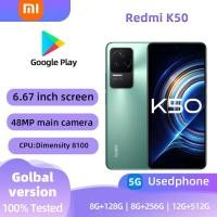 ราคา Redmi K50 (5G)สมาร์ทโฟนปลดล็อค 256GB All-Colors Good Condition โทรศัพท์มือสองต้นฉบับ (29670529702)