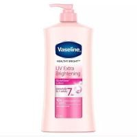 ราคา Vaseline Body Lotion Healthy Bright UV Lightening Pink 300, 490 ml (13495082568)