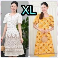 ราคา ไซส์ XL ชุดไทยสาวอวบ เสื้อผ้าสาวอวบ เดรสสาวอวบ เสื้อสาวอวบ แฟชั่นสาวอวบ ชุดผ้าไทยสาวอวบ (28073797305)