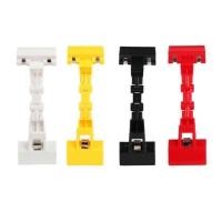 ราคา (สินค้าขายยกโหล 168 บาท)ตัวหนีบป้ายสี ตัวหนีบป้าย แบบปรับงอได้ ที่หนีบป้ายราคา คลิปหนีบป้ายราคา (สินค้าคละสี) (16681168813)