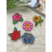 ราคา อาร์มปักรีดเสื้อ ตัวรีดติดเสื้อ หมวดดอกไม้ (24893373362)