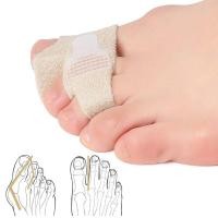 ราคา 4-1PCS Toe Finger Straightener Toe Tape Hallux Valgus Bunion Corrector Bandage Big Toe Separator Splint Pedicure Thumb O (19385608655)
