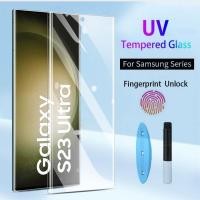 ราคา สําหรับ Samsung Galaxy S22 S21 S23 Ultra S20 S10 S9 S8 S23 Plus หมายเหตุ 20 Ultra หมายเหตุ 10 Plus หมายเหตุ 9 8 UV Liquid กระจกนิรภัยกาวเต็มรูปแบบป้องกันหน้าจอ (24482205247)