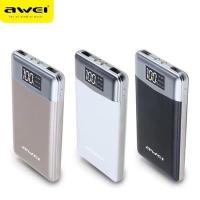 ราคา (ของแท้) Awei P30K 10000mAh แบตเตอรี่สำรอง Digital-display LED PowerBank (440197563)