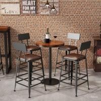 ราคา เก้าอี้บาร์เก้าอี้สตูลสูงพนักพิงบาร์สตูลโต๊ะและเก้าอี้สูงเก้าอี้บาร์เก้าอี้สูงรับประทานอาหารโลหะสตูลเรียบง่ายบาร์ AU (26263501054)