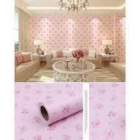 ราคา SHABBY สติ๊กเกอร์ติดผนังสีชมพู WALLPAPER 7++m x 45cm สติ๊กเกอร์ติดผนัง (42471310183)