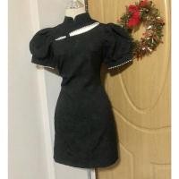 ราคา ส่งต่อ ชุดกี่เพ้า สีดำ sexy เว้าไหล่ ชุดราตรี ชุดออกงาน ตรุษจีนต้องมี ไปrooftop มือสอง สวย หรู ดูแพง ซื้อมาแพงค่ะ (26452960889)