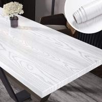 ราคา วอลเปเปอร์สติกเกอร์ติดผนังลายไม้สีขาวเคลือบเงา (42205753599)