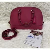 ราคา Used Coach โดม 10 นิ้ว สภาพสวย ขอบมุมดีไม่มีถลอก ยาแนวเป๊ะ ภายในสะอาด อะไหล่จางลงบ้าง หนังสวย แท็กแทนค่า (16528969741)