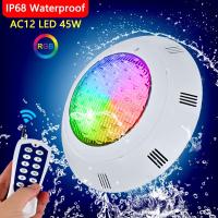 ราคา 18w/25w/35w/45led pool lightไฟสระว่ายน้ำไฟใต้น้ำสระว่ายน้ำรีโมทคอนโทรลไฟสระว่ายน้ำไฟใต้น้ำบ่อปลาLEDไฟสระว่ายน้ำกลางแจ้ง RGB 6สีโหมด (23770121182)