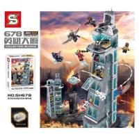 ราคา เลโก้จีน+++ SY no.SH678 Avenger tower 317pcs (มีสินค้าพร้อมส่ง) (7341741030)