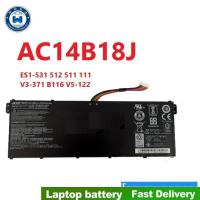 ราคา ( AC14B18J AC14B13J ) Acer Notebook Battery Aspire A315-53G E3-111 E3-112 E3-112M ES1-311 ES1-511 ES1-512 แบตเตอรี่ (27507769154)
