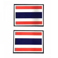 ราคา สติกเกอร์3Mแต่งซิ่ง ลายข้างรถ ติดกระจก รถยนต์ ธงชาติไทย(STICKERCAR) 84-racing (409090962)