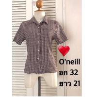 ราคา o'neill ไซร์ M เชิ้ตเข้ารูป งานญี่ปุ่นมือ 2 สภาพดีไม่มีตำหนิ (44500924512)