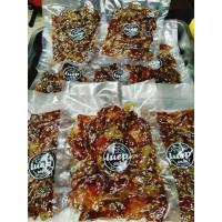 ราคา หมูเทพ หมูตากแห้ง หมูแดดเดียว SUN-DRIED PORKสะโพกหมูสไลด์เน้นเนื้อมันน้อย ขนาด125กรัม ทำมาจากหมูคัดพิเศษกับแกลัม-กับข้าว (19553289207)