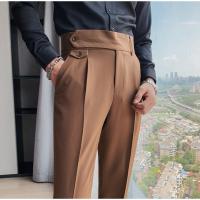 ราคา กางเกงขายาวลําลองสำหรับผู้ชาย เนื้อผ้าอย่างดีทิ้งตัว ใส่สบาย เหมาะกับฤดูร้อน สไตล์ใหม่ สไตล์เกาหลีพร้อมส่ง (20093581264)