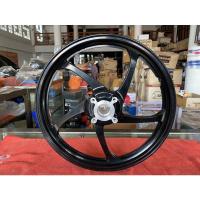 ราคา ล้อแม็ก ล้อหน้าดิส ใส่ Mio/Fino ขอบ 14 ( มีเฉพาะล้อหน้า )สีดำ (11109392733)