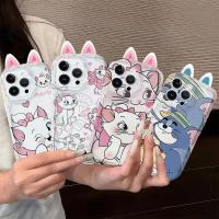 ราคา 3D Marie หูแมวสําหรับ Samsung Galaxy S25 FE S25 Ultra S24 S23 S22 S21 S20 Ultra Plus S24 FE S25 + S25Ultra กรณีการ์ตูนคลื่นด้านข้าง (56350517813)