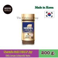 ราคา [Exp:09.2027] Nescafe Gold DECAF (Rich&Smooth) 200g. กาแฟสำเร็จรูปที่สกัดกาแฟอีนออกชนิดฟรีซดรายจำนวน 1 ขวด (20279769707)