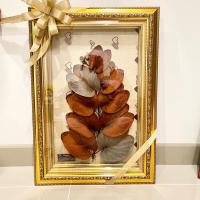 ราคา กรอปรูปดอกไม้สีทอง กล่องใส่ดอกไม้ กรอบรูปดอกไม้แห้ง สามมิติติดผนัง กรอบรูป โต๊ะกรอบรูปดอกไม้สำหรับเก็บดอกไม้ กรอบรูปโชว์ (20488479346)