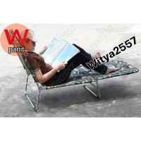 ราคา เตียงผ้าใบ พับ ได้ นอนได้ 1 คน แบบ เตียง 3 พับ ผลิตจาก ผ้าใบ ปรับเอนนอนได้ 3 ระดับ ลายทหาร (1298829636)