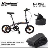 ราคา KINGLAND ยางในจักรยาน 16 x 1.75 - 2.00 AV ยางใน 16 x 175 - 200 (43870995973)