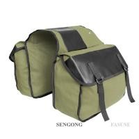 ราคา SENGONG Bike Touring Saddle Bag Pannier Classic Fixie Bike Black Green Khaki Only Bag (28540686268)