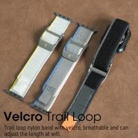 ราคา Spigen สายนาฬิกาข้อมือไนล่อน ระบายอากาศ ปรับได้ อุปกรณ์เสริม สําหรับ apple watch Ultra 49 มม. 45 มม. 44 มม.iwatch สายรัด (20983056695)