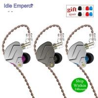 ราคา KZ ZSN PRO BA+DD Hybrid technology HIFI Metal In Ear Earphones Bass Earbud Sport Noise Cancelling Headset ZS10 PRO ZST A (43874662969)